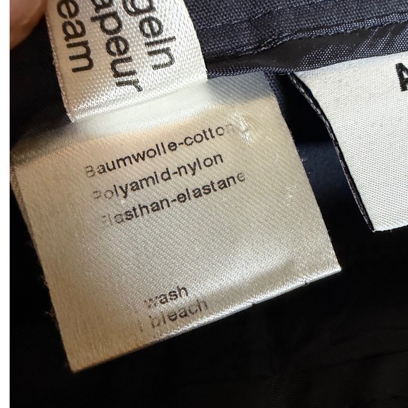 Akris Punto Black Classic Wool Pants Womens Size 8 Quiet Luxury Minimalist Chic - Picture 6 of 6